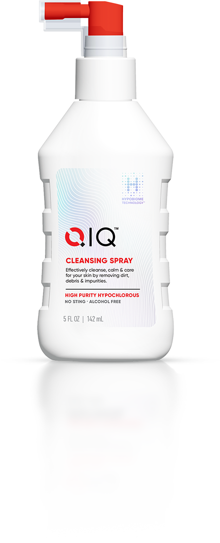 QIQ Skin Savior hypochlorous acid cleansing spray bottle